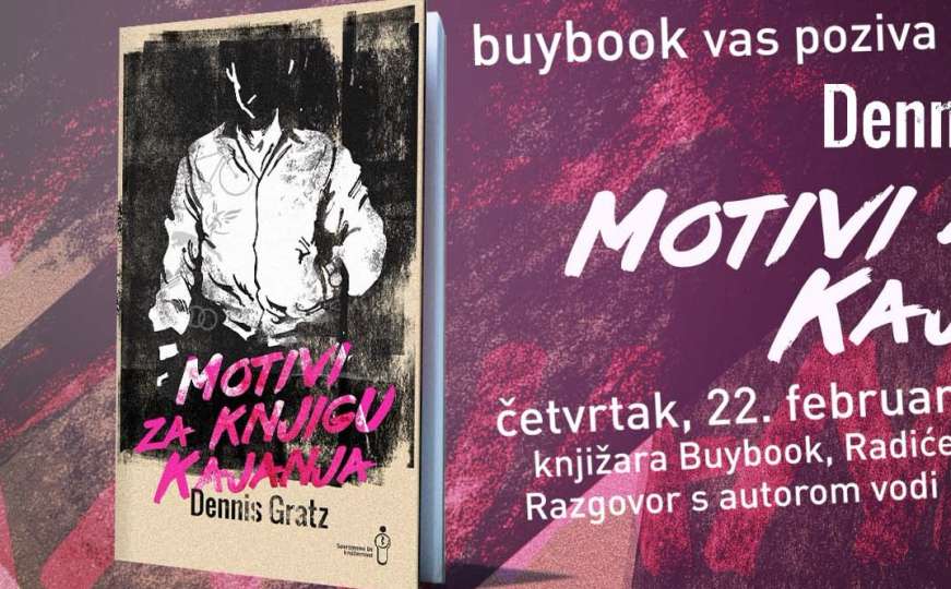 Promocija romana "Motivi za knjigu kajanja" autora Dennisa Gratza